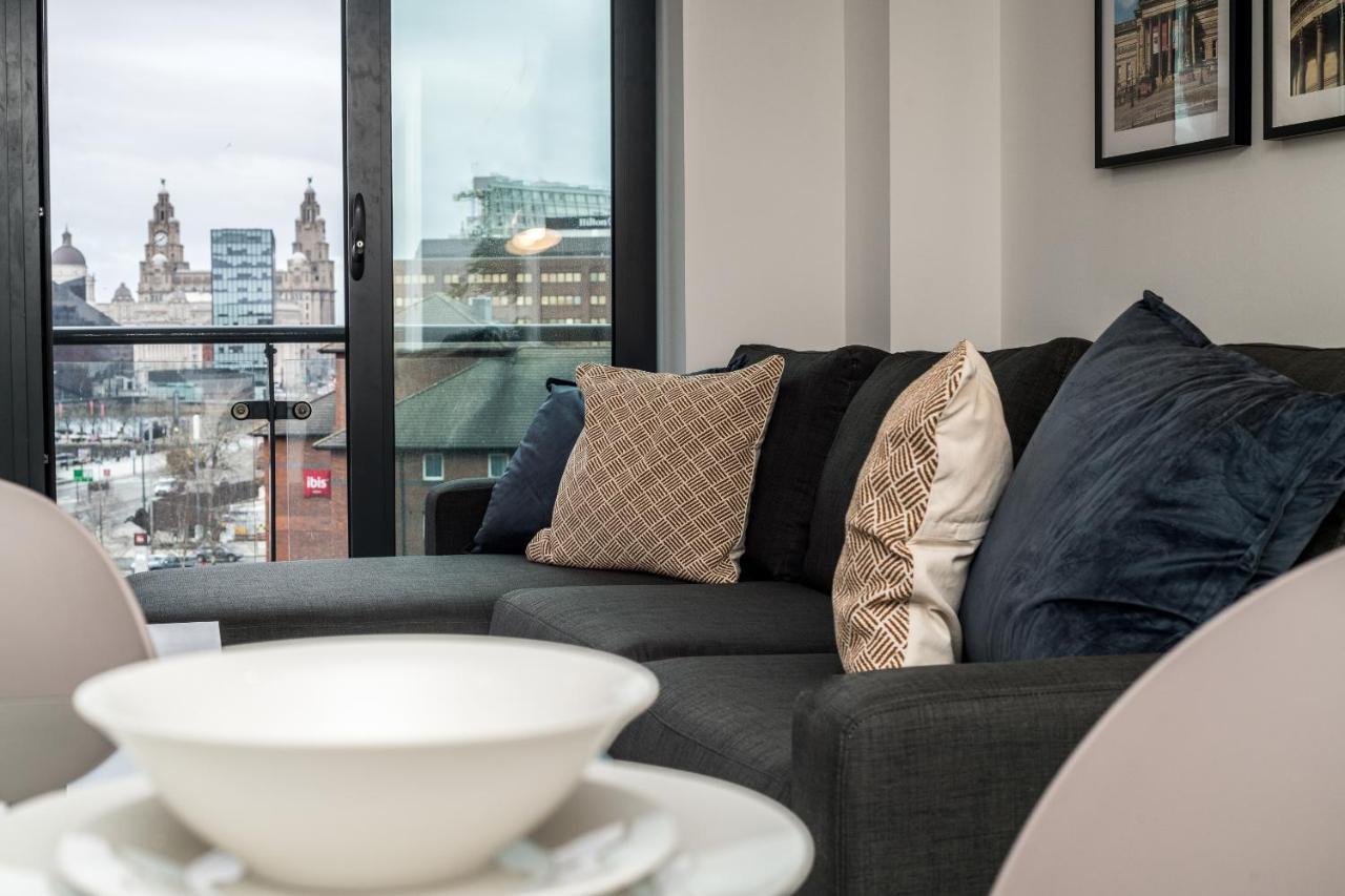 Host Apartments - Contemporary 3 Bed Apt With Balcony - Perfect For Long Stays Liverpool Exterior foto